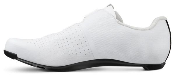 Chaussures Route Fizik Tempo Decos Wide Carbone Blanc (Large)