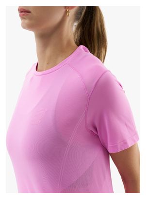 Women's Pink Compressport Performance Short Sleeve Jersey 