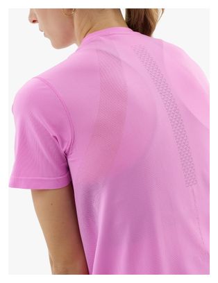 Women's Pink Compressport Performance Short Sleeve Jersey 