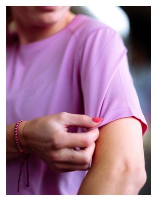 Women's Pink Compressport Performance Short Sleeve Jersey 