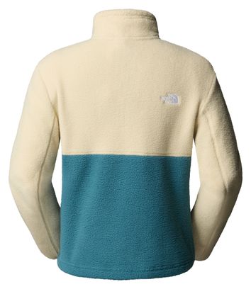 The North Face Yumiori 1/4 Zip Fleece Blau/Beige Damen