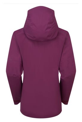 Chaqueta impermeable RAB Firewall Mountain Violet para mujer