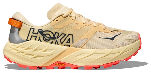Hoka Speedgoat 7 Trail Shoes Beige/Orange Women's