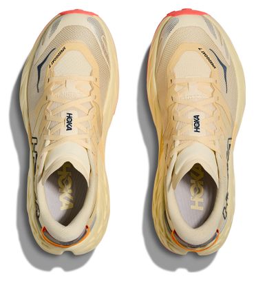 Hoka Speedgoat 7 Trail Shoes Beige/Orange Women's