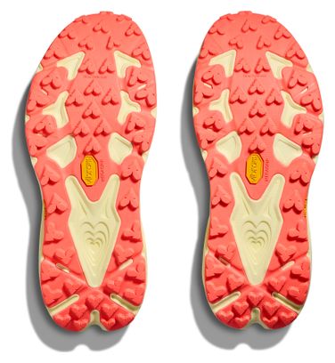 Hoka Speedgoat 7 Trail Shoes Beige/Orange Women's