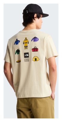 Maglietta The North Face Icon Celebration Beige da uomo