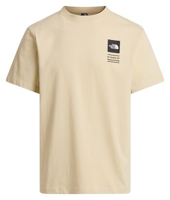 Maglietta The North Face Icon Celebration Beige da uomo
