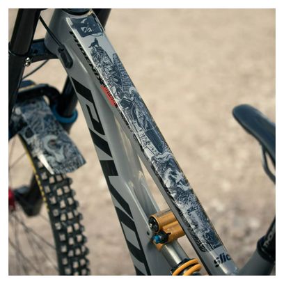 Frame Protection Kit Slicy Sublimistick Black Utah Glossy