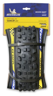 Michelin Wild XC Racing Line 29'' Tubeless Ready Soft Cross Shield2 Gum-X E-Bike Ready MTB band