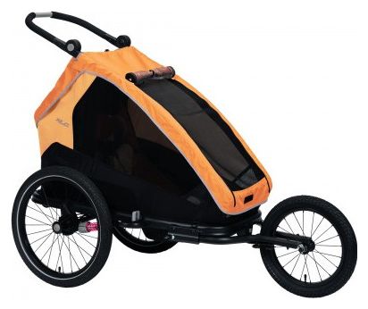 Remolque para niños XLC Mono S 20'' gris antracita naranja