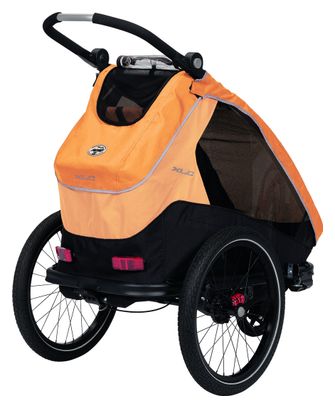 Rimorchio per bambini XLC Mono S 20'' Grigio Antracite Arancio