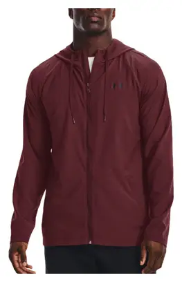 Veste Coupe-Vent Under Armour Perforated Windbreaker Rouge