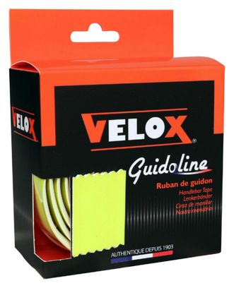 Ruban de guidon Velox high grip maxi confort 3.5mm jaune fluo