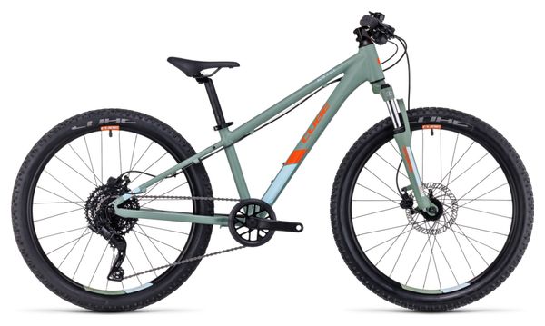 VTT Semi-Rigide Enfant Cube Acid 240 Disc microSHIFT Advent 9V 24'' Vert 2023 7 - 9 Ans