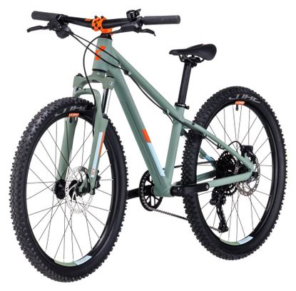 Cube Acid 240 Disc Kids Hardtail MTB microSHIFT Advent 9S 24 Green 2023 7 9 Years Old Alltricks