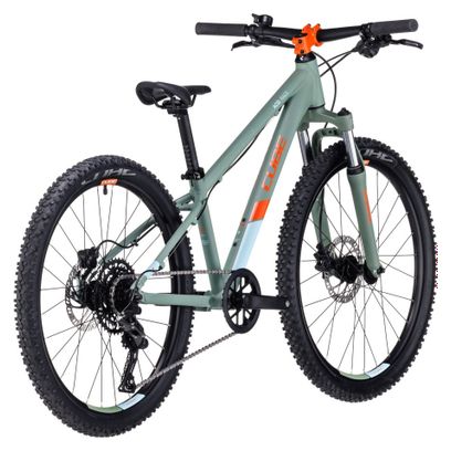 Cube Acid 240 Disc Kinder Hardtail MTB microSHIFT Advent 9S 24'' Grün 2023 7 - 9 Jahre alt
