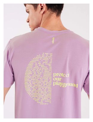 Circle Iconic Manifesto Lilac Short Sleeve Shirt