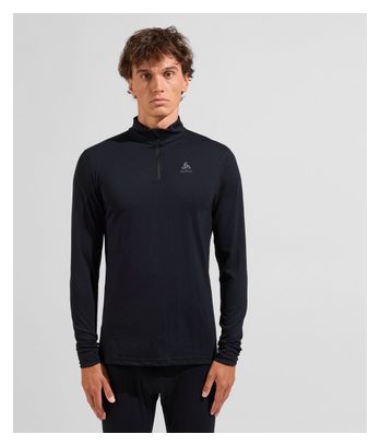 Base Layer Odlo 1/2 Zip Merino 200 Black