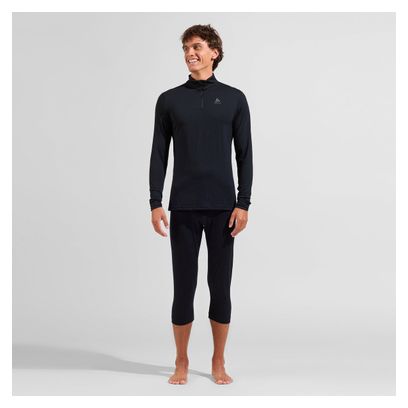 Base Layer Odlo 1/2 Zip Merino 200 Black