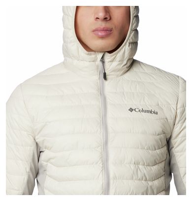 Chaqueta con capucha Columbia Powder Pass Blanca