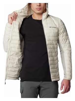 Chaqueta con capucha Columbia Powder Pass Blanca