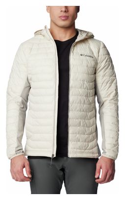 Chaqueta con capucha Columbia Powder Pass Blanca