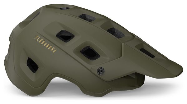 Casque VTT Met Terranova Vert Khaki