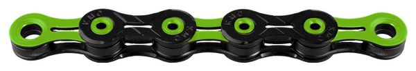 KMC DLC11 Chain 118 Links 11s Black/Green