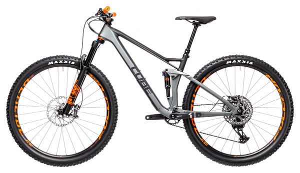 Cube Stereo 120 HPC TM 29 MTB Sram GX / NX Eagle 12S 29'' Flash Grey Orange 2021 mit Vollfederung