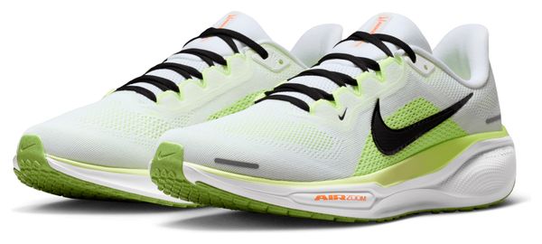 Nike Pegasus 41 hardloopschoenen wit/groen voor heren