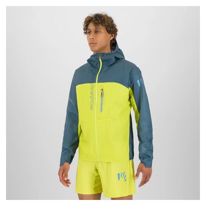 Karpos Heren Lavaredo Rain Evo Waterdichte Jas Geel/Blauw