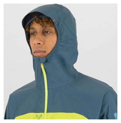 Karpos Heren Lavaredo Rain Evo Waterdichte Jas Geel/Blauw
