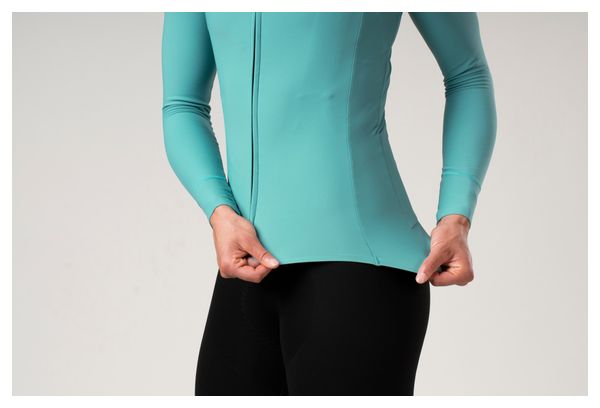 Maglia a maniche lunghe LeBram Race donna blu mezza stagione turchese