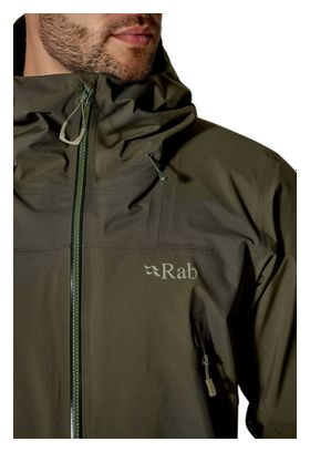 Veste Imperméable RAB Kangri Gore-Tex Vert Homme