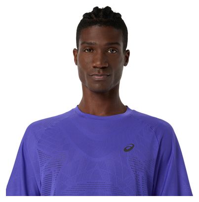 Maglia a maniche corte Asics Metarun viola da uomo