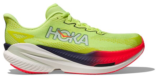 Hoka Mach X 3 hardloopschoenen geel/rood heren