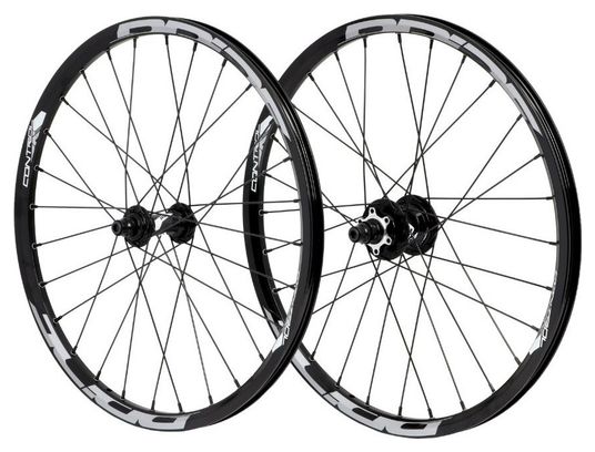 Par de llantas Pride Racing Control V2 20" (451) | 10x100 - 10x110 mm | 6 agujeros | Negro