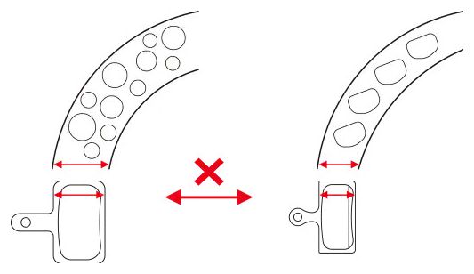 Ein Paar Shimano <div class="product-description-text">Metall-Bremsbeläge</div>L04C