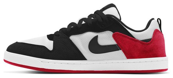 Nike SB Alleyoop Shoes Black White Red