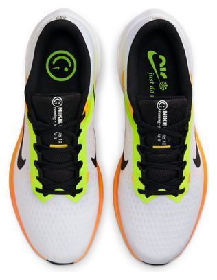 Chaussures de Running Nike Air Winflo 10 Blanc Orange Jaune
