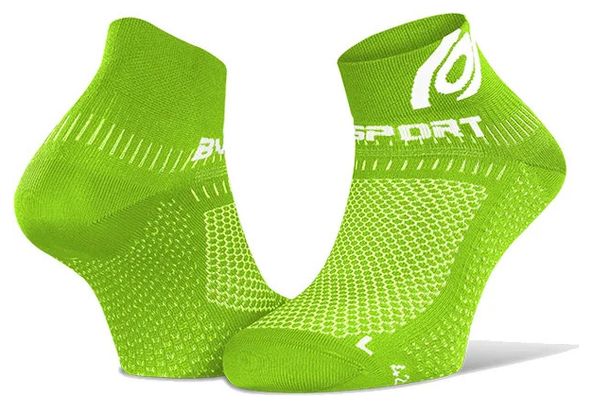 Calcetines de running BV Sport Light 3D Verde Blanco