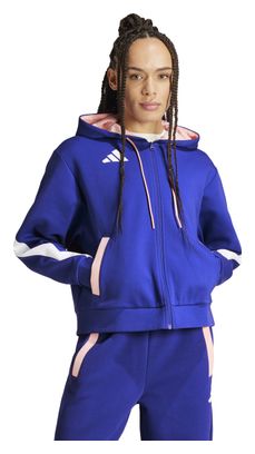 adidas Performance Team France Hoodie Blau Damen