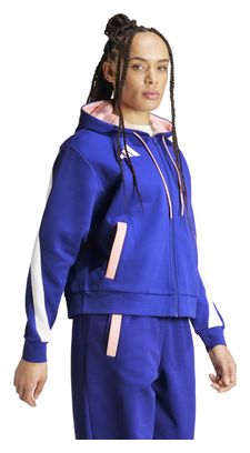 adidas Performance Team France Blue Women's Hoodie
