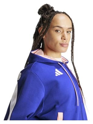 Sweat à capuche adidas Performance Team France Bleu Femme