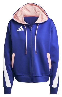 Sweat à capuche adidas Performance Team France Bleu Femme