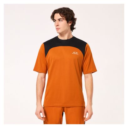 Oakley Free Ride Orange Short Sleeve Jersey