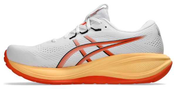 Asics Gel-Cumulus 28 hardloopschoenen wit/oranje voor heren