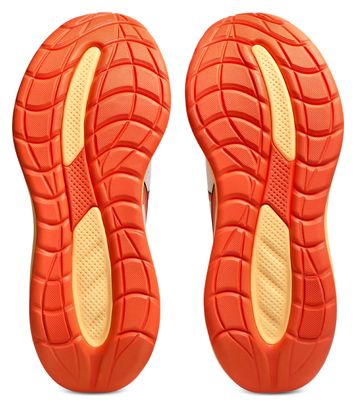 Asics Gel-Cumulus 28 hardloopschoenen wit/oranje voor heren