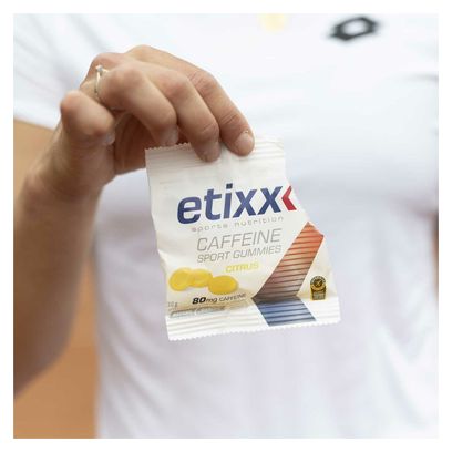 Etixx Gommes énergétiques Caféine Agrumes 12x30g