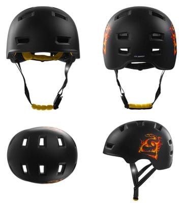 Casque vélo et skate | Serpent Orange M (54-57 cm) | Certifié EN1078